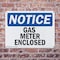 Signmission Gas Meter Enclosed, 10 in W x Rectangle, Plastic OS-2PACK-NS-P-710-L-13006 - alternate 7